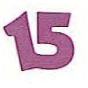 Mylar Shapes Number 15 (5")